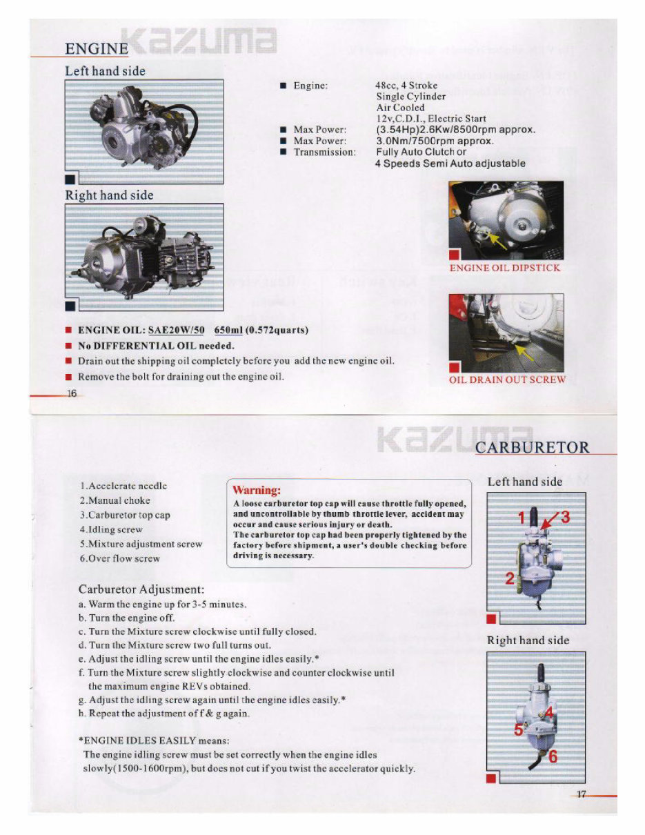 Chinese 50cc ATV Service & Repair Manual 2nd Edition preview img 10