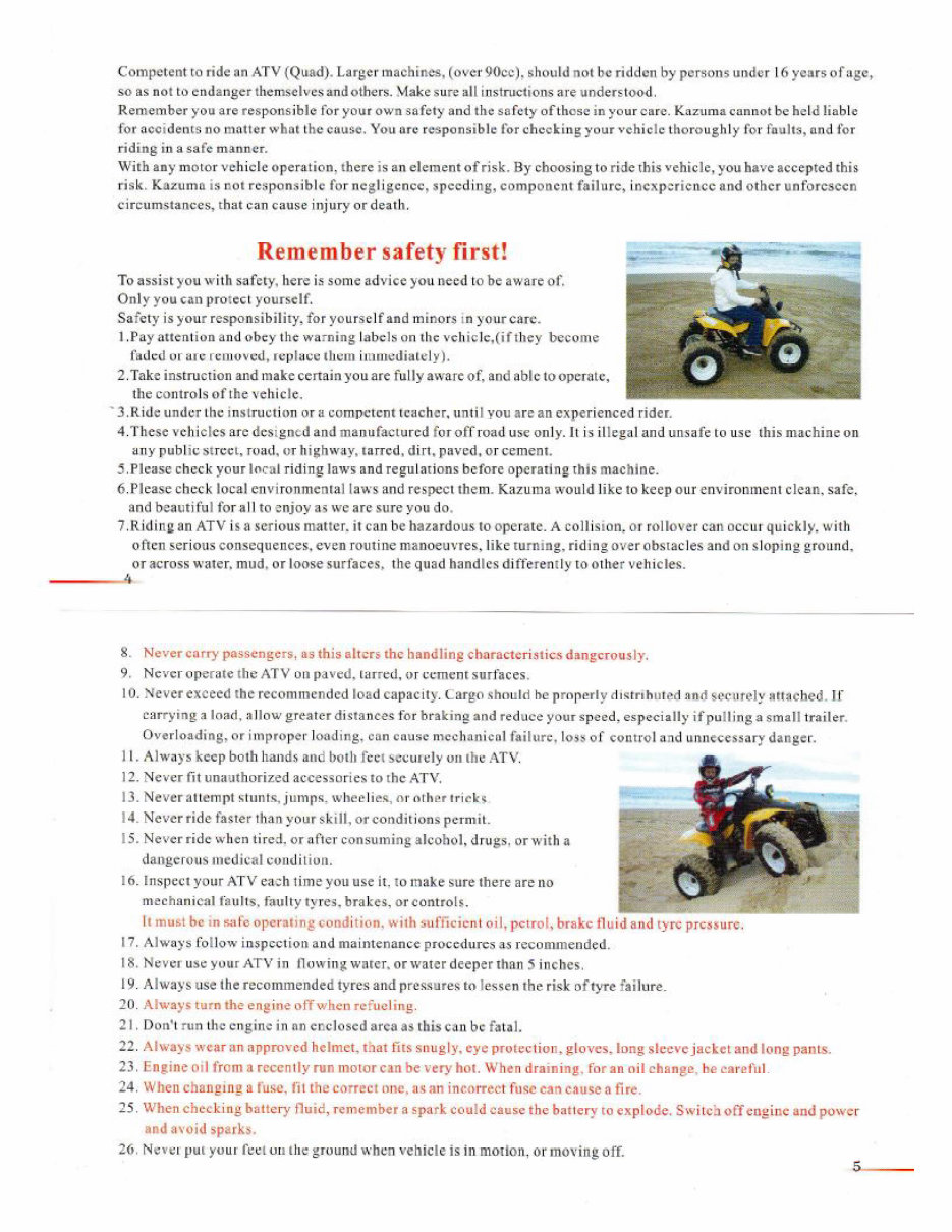 Chinese 50cc ATV Service & Repair Manual 2nd Edition preview img 4