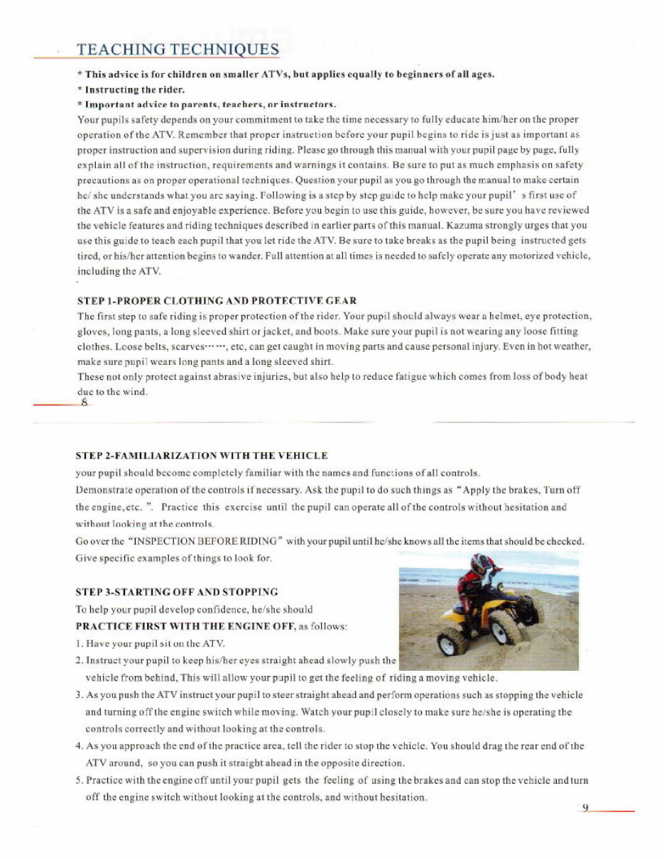 Chinese 50cc ATV Service & Repair Manual 2nd Edition preview img 6