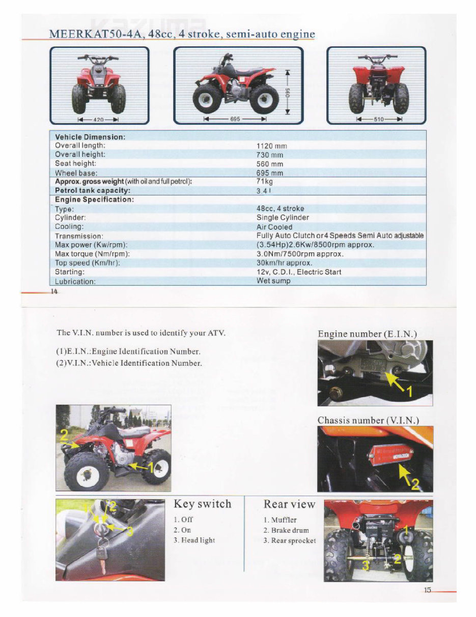 Chinese 50cc ATV Service & Repair Manual 2nd Edition preview img 9