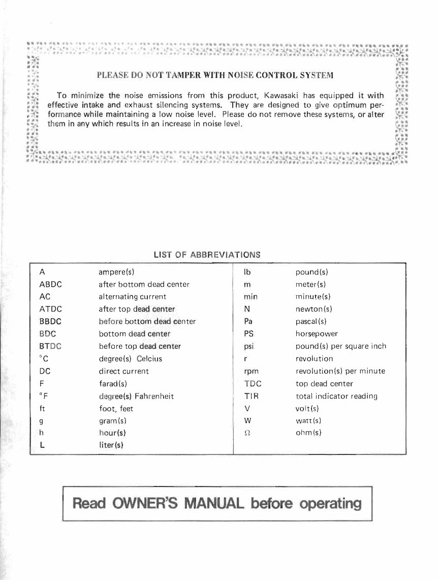 1987-1988 Kawasaki KXF250 TECATE-4 OEM Service & Repair Manual preview img 3