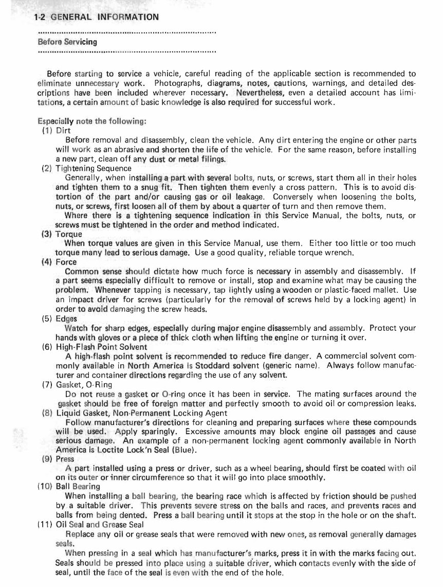 1987-1988 Kawasaki KXF250 TECATE-4 OEM Service & Repair Manual preview img 7