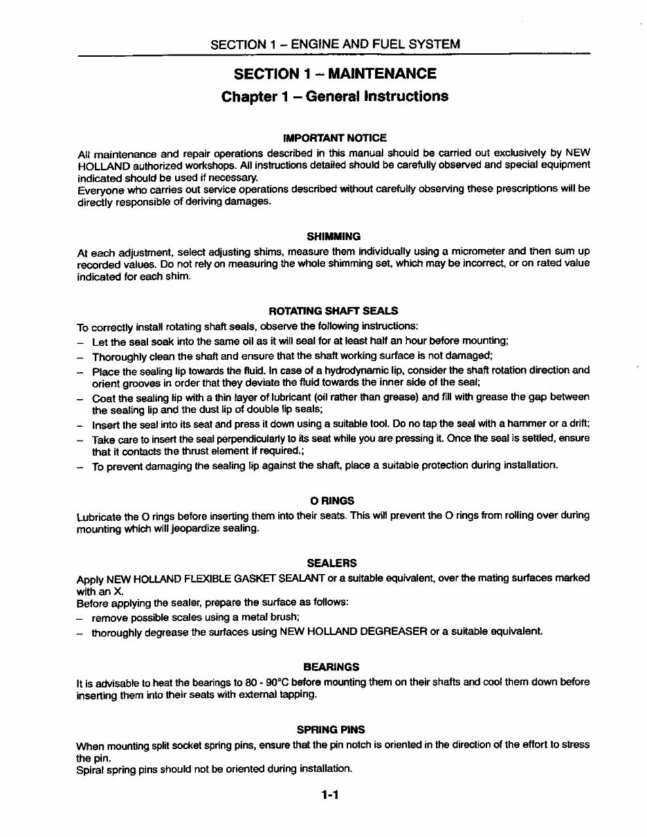 New Holland LM430 LM640 Telehandler Repair Service WorkShop Manual preview img 2