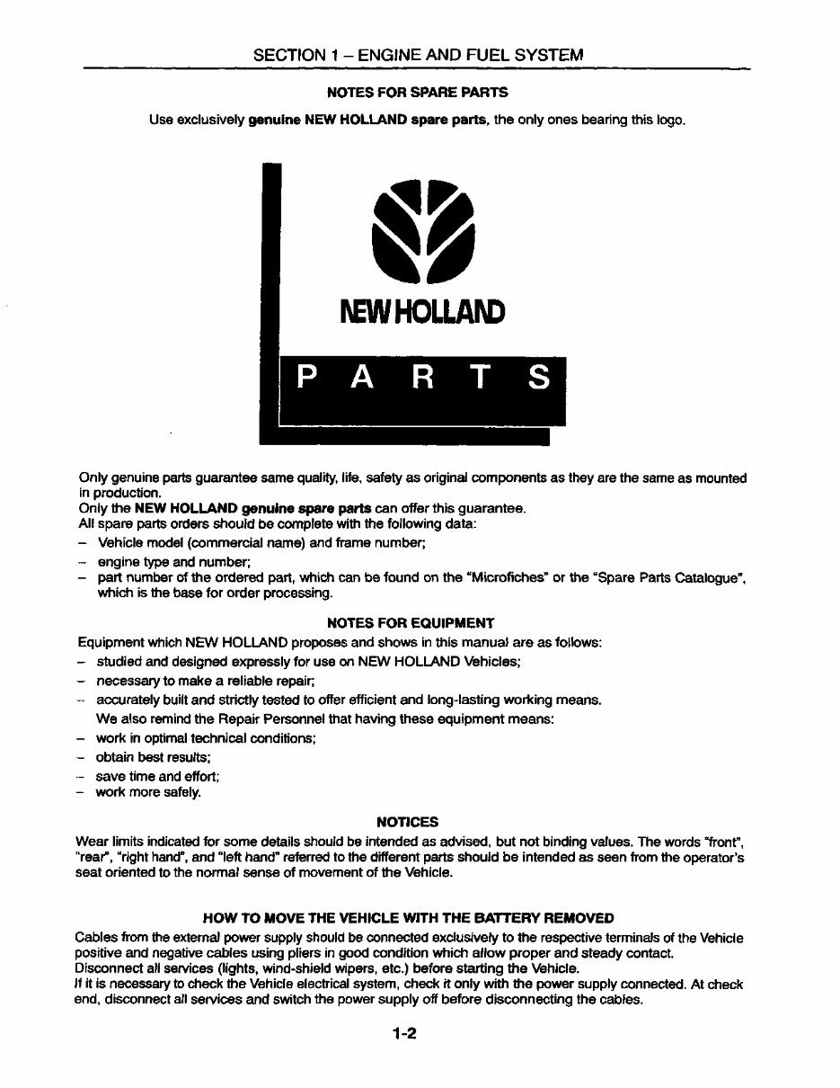 New Holland LM430 LM640 Telehandler Repair Service WorkShop Manual preview img 3