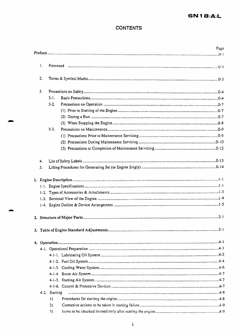 YANMAR 6N18 L Series Diesel Engine Workshop Service Manual preview img 2