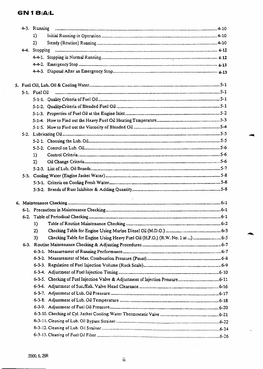 YANMAR 6N18 L Series Diesel Engine Workshop Service Manual preview img 3
