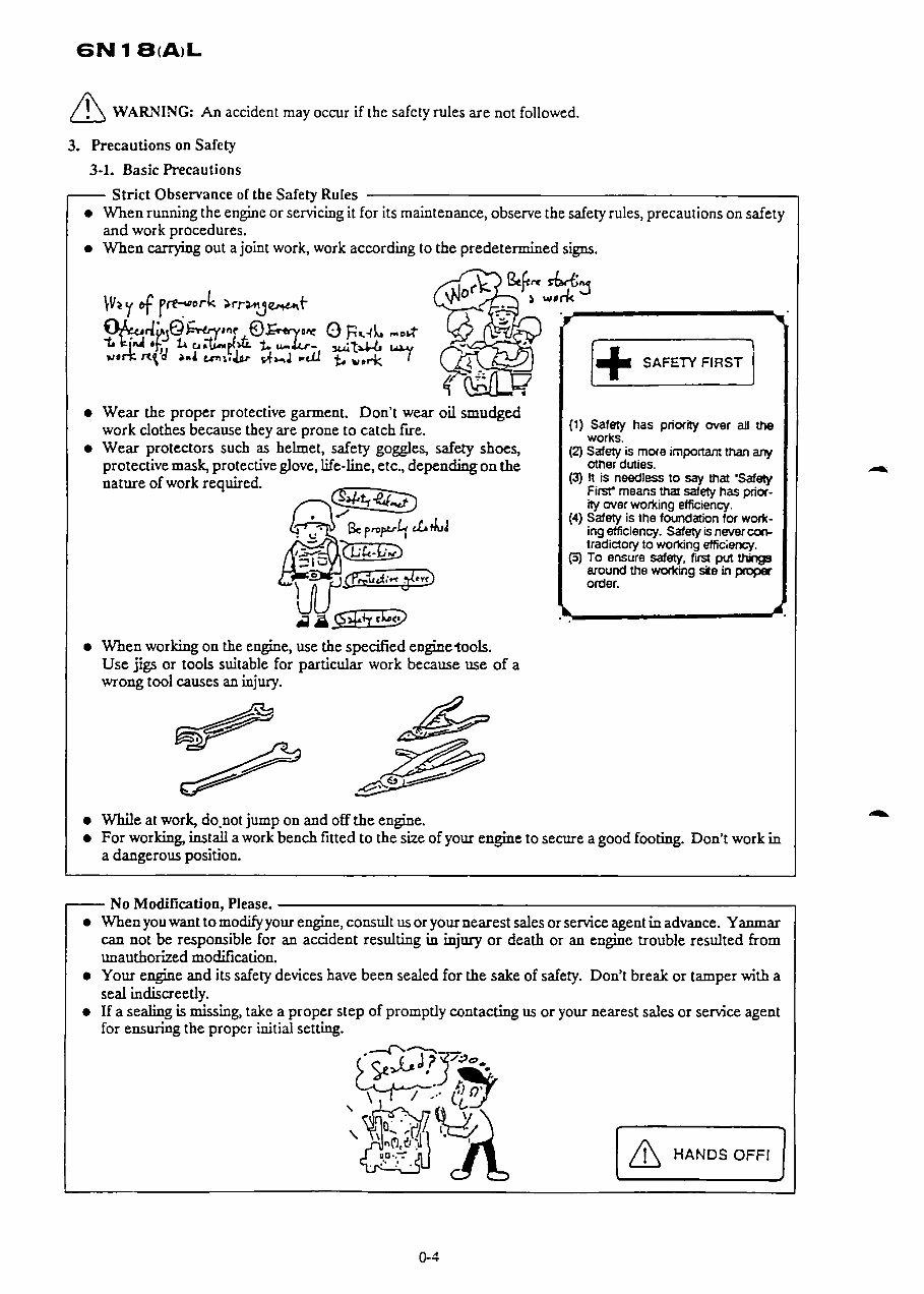 YANMAR 6N18 L Series Diesel Engine Workshop Service Manual preview img 9