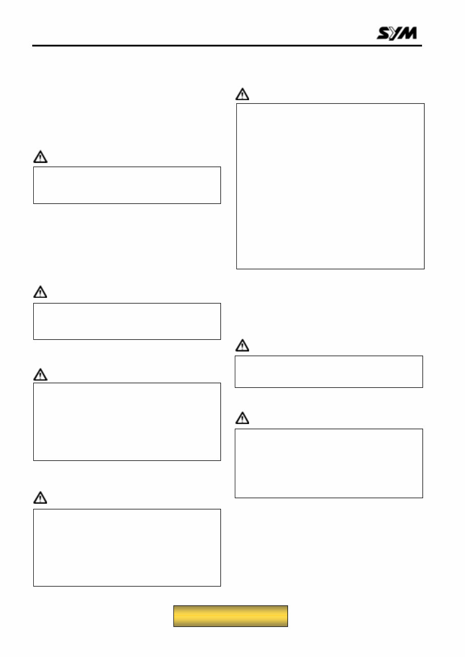 SYM Joyride 125 150 200 Service & Repair Manual preview img 7