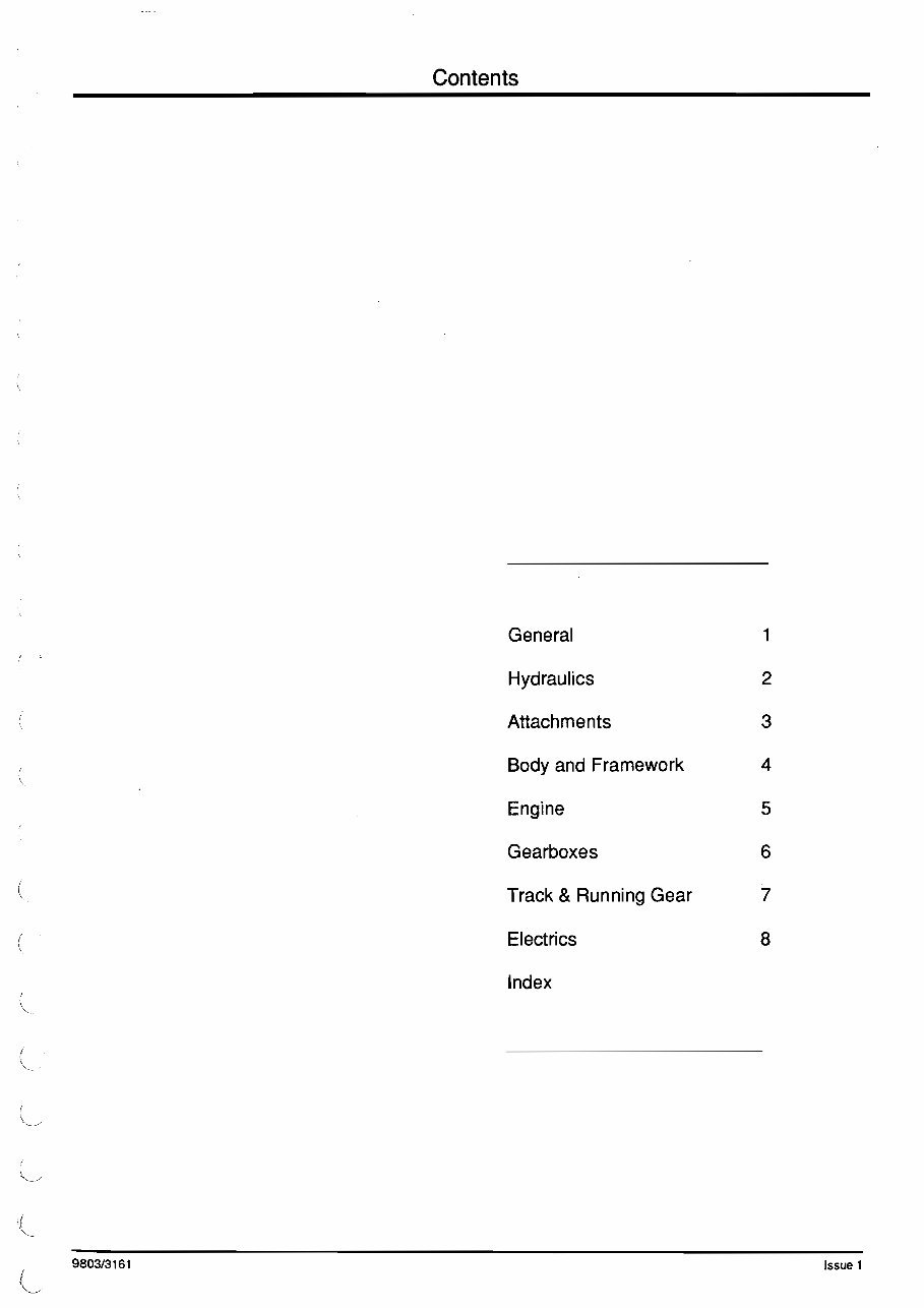 JCB 801 Tracked Excavator Service Repair Workshop Manual preview img 3