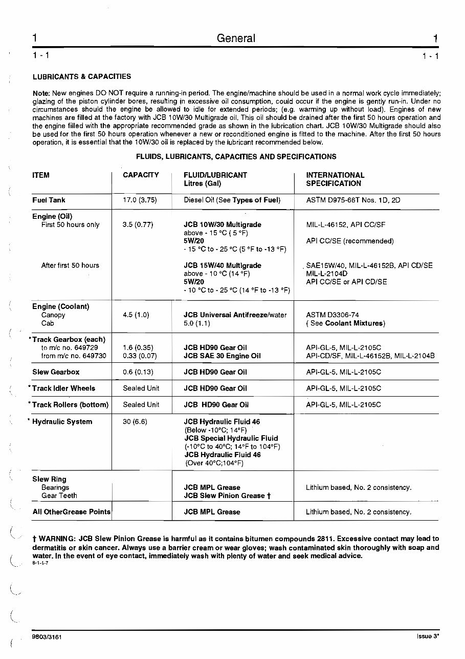 JCB 801 Tracked Excavator Service Repair Workshop Manual preview img 7