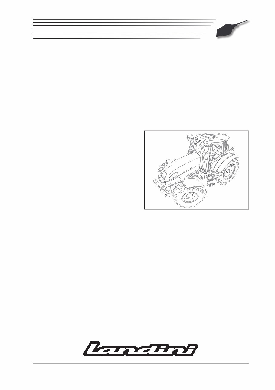 Landini Legend 185 TDI Top Tronic Factory Service & Work Shop Manual preview img 1