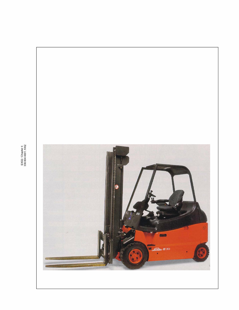 Linde Electric Lift Truck Series 336-02 Explosion Protected: E20, E25, E30 Service Training Manual preview img 1