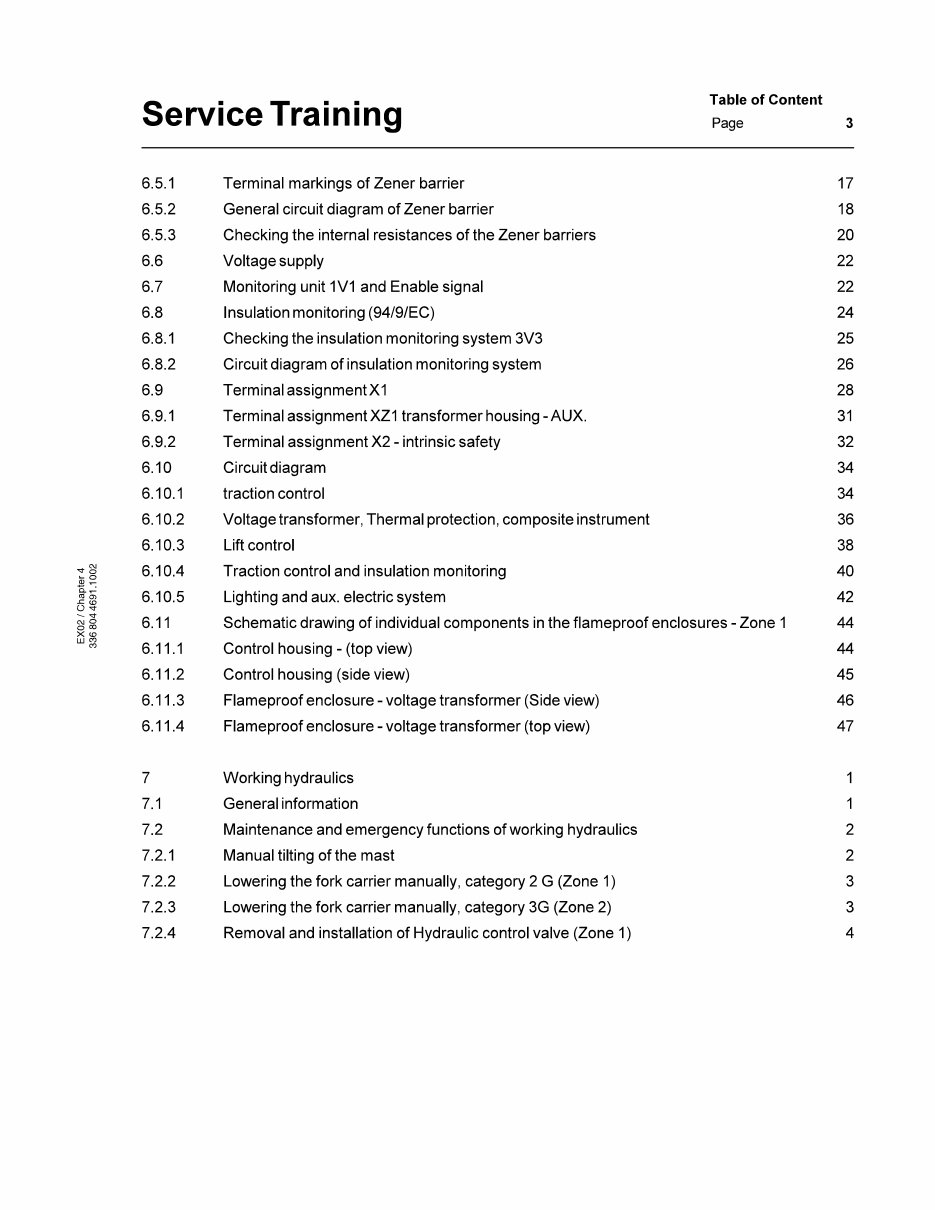 Linde Electric Lift Truck Series 336-02 Explosion Protected: E20, E25, E30 Service Training Manual preview img 5