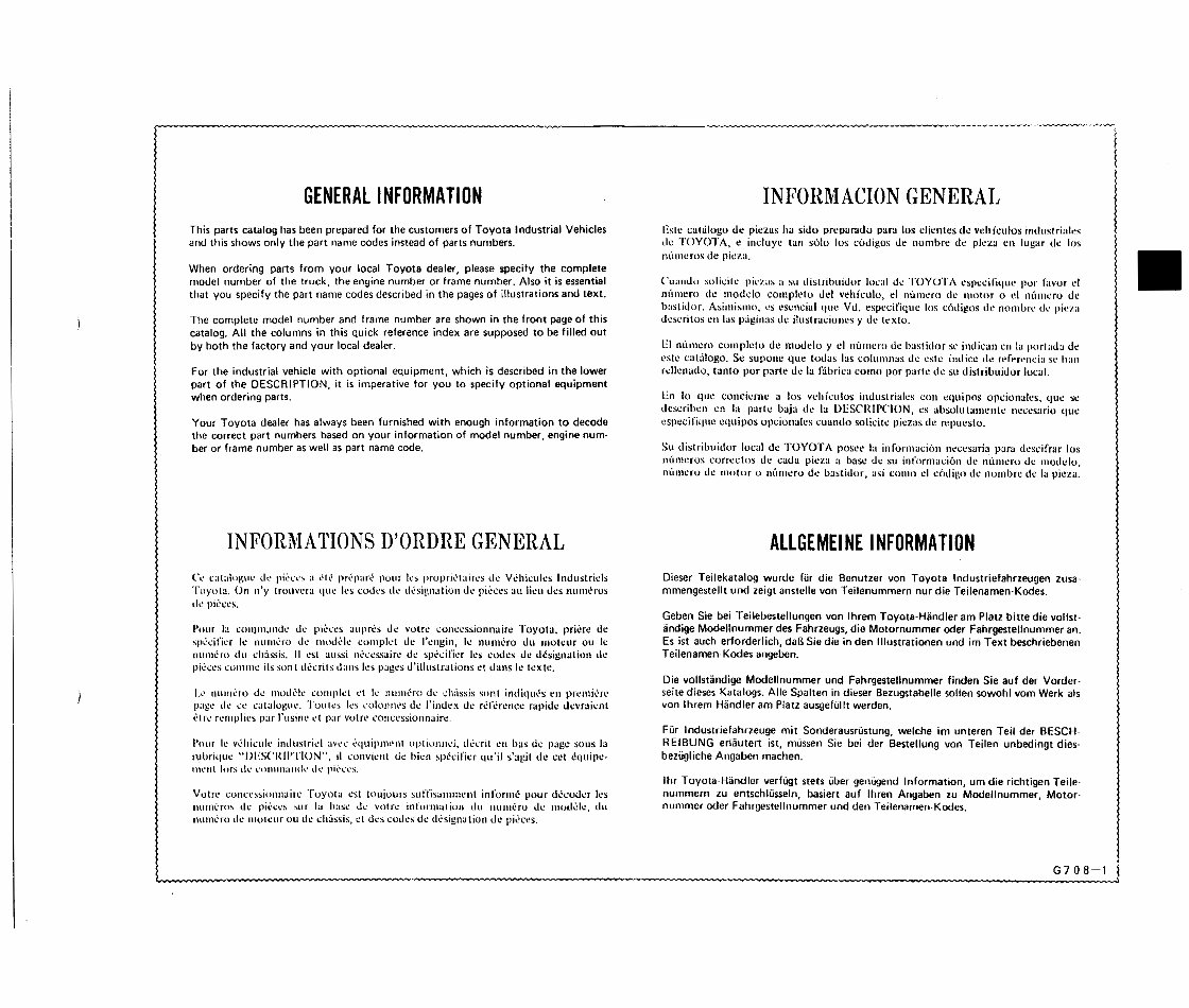 Toyota Towing Tractor Type 02-2TD20, 02-2TD25 Parts Manual preview img 3