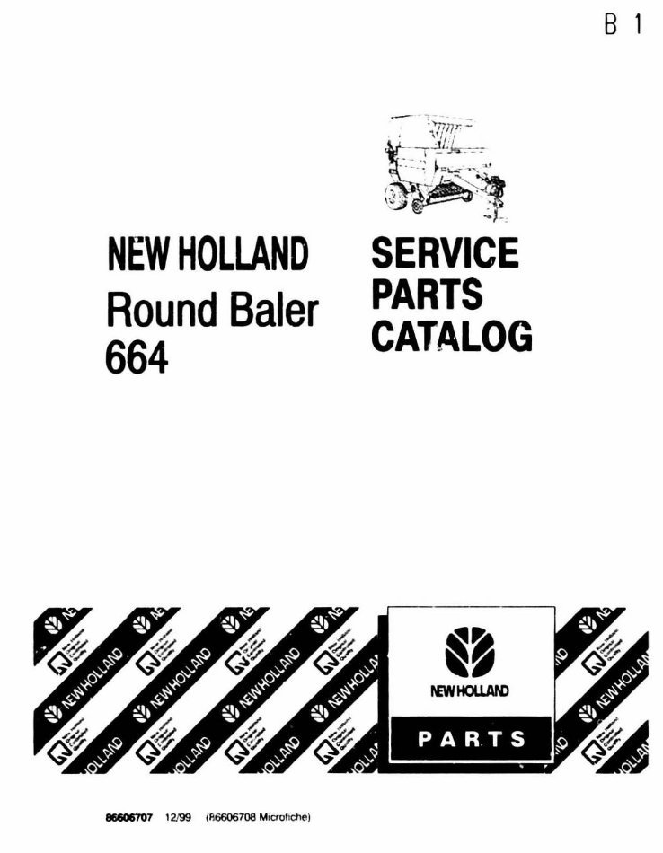 New Holland 664 Parts Catalog preview img 1