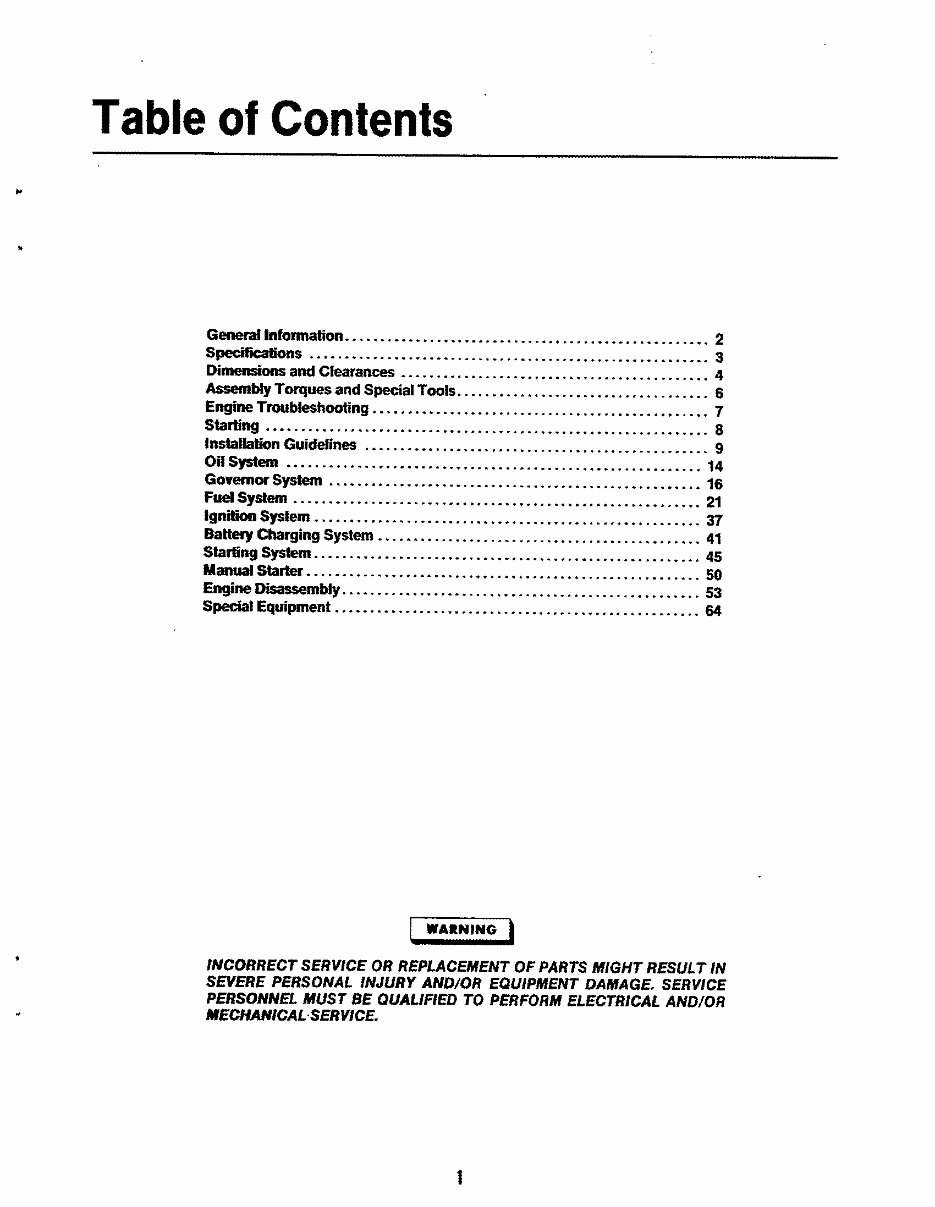 Onan CCK, CCKA, CCKB Engine Full Service & Repair Manual preview img 3