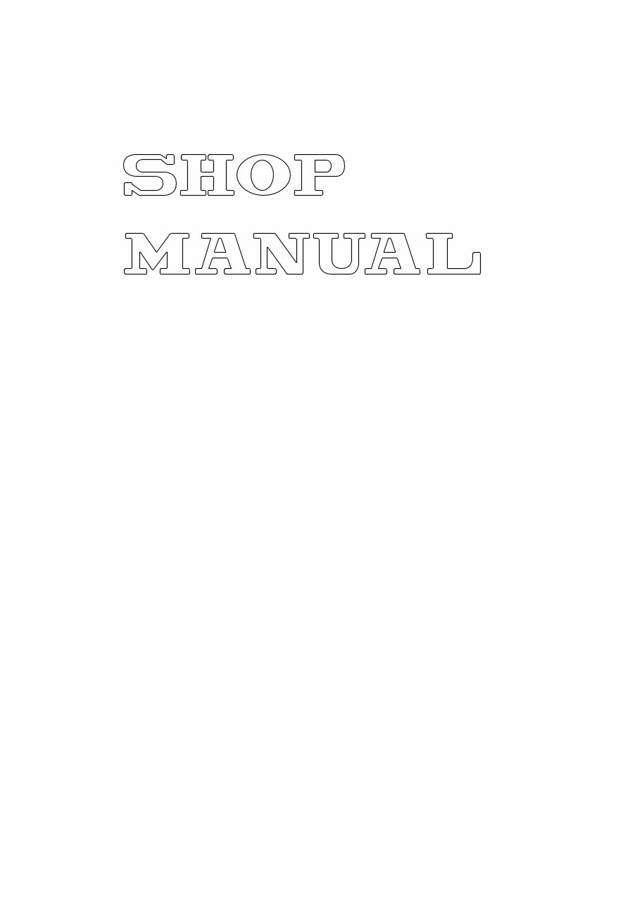Komatsu PC1100-6 Hydraulic Excavator Workshop Service Manual preview img 1