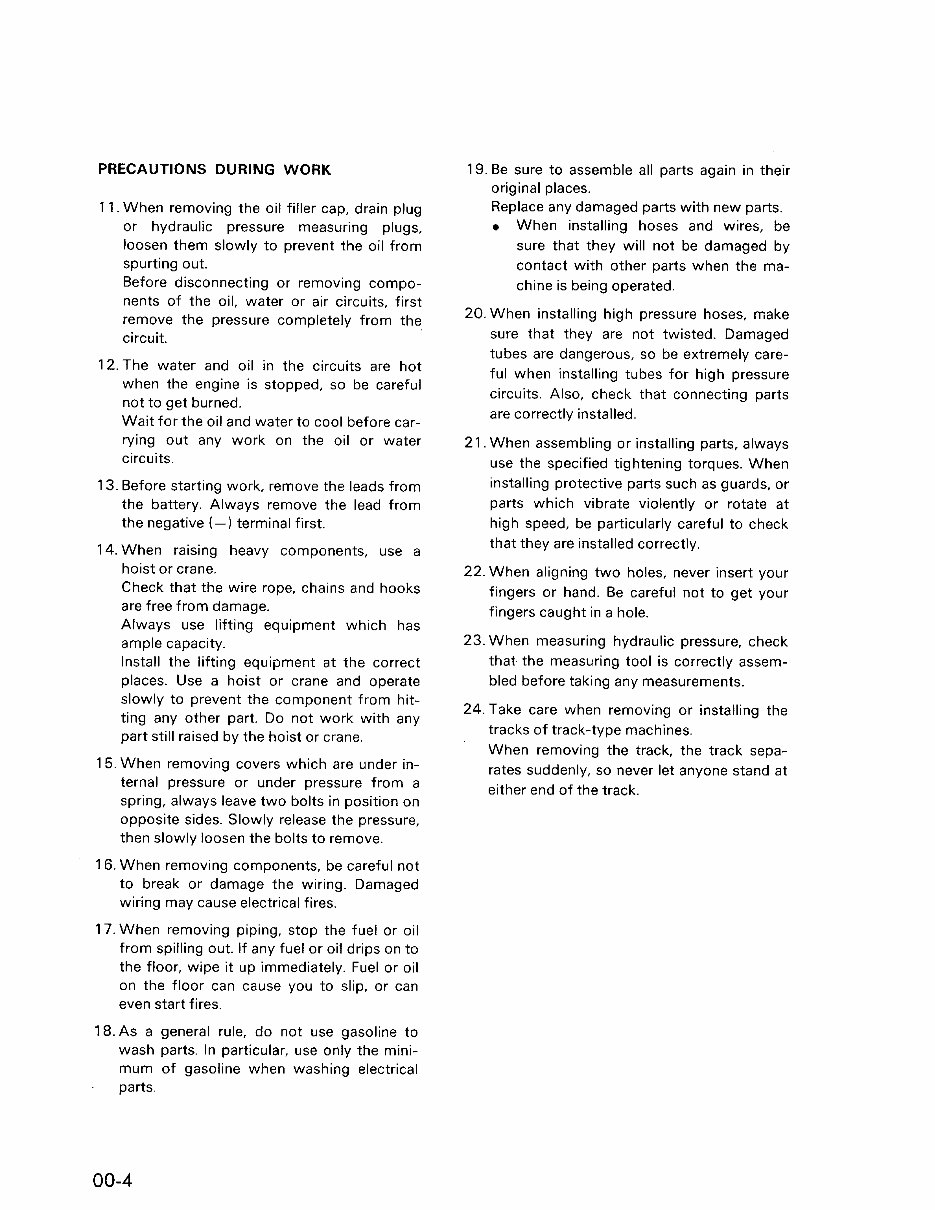 Komatsu D31A-17 D31E-17 D31P-17 Bulldozer Service Manual preview img 8
