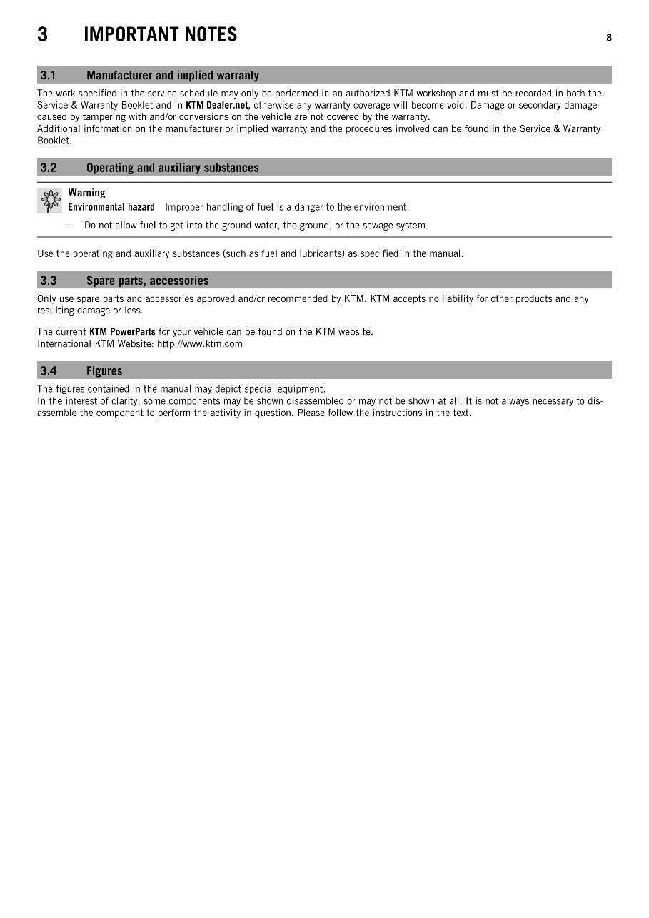 2011-2015 KTM125 Duke EU 125 Duke DE Service & Repair Manual preview img 10