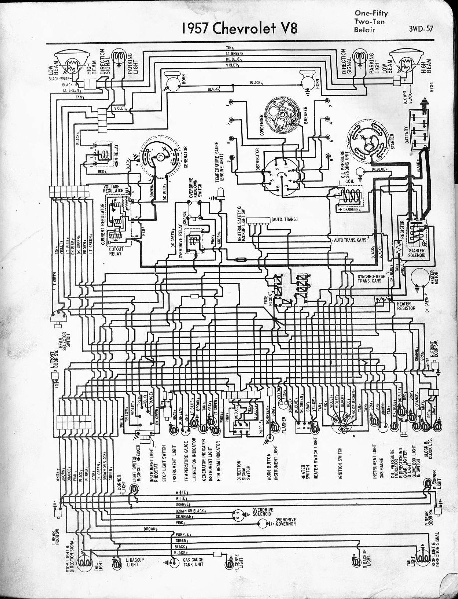 1957 Chevrolet Corvette Wiring Electrical Diagram Manual preview img 2