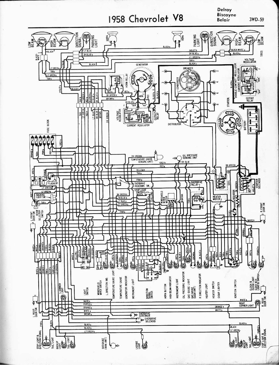 1957 Chevrolet Corvette Wiring Electrical Diagram Manual preview img 5