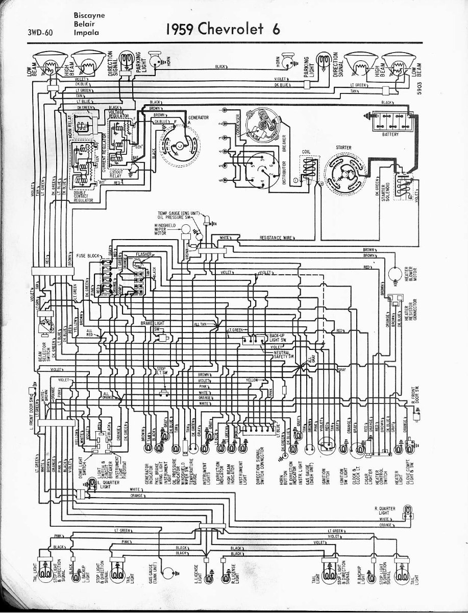 1957 Chevrolet Corvette Wiring Electrical Diagram Manual preview img 7