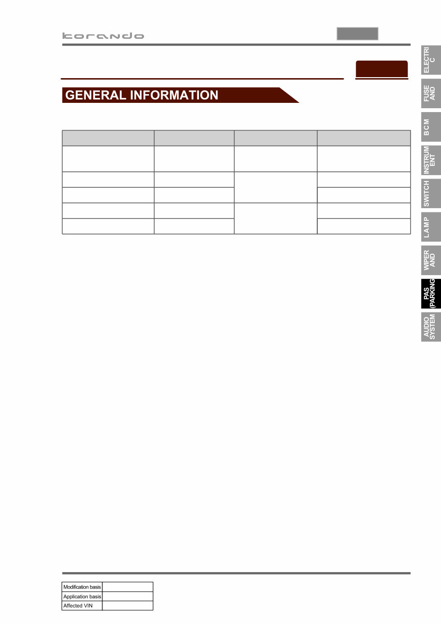2010-2013 Ssangyong KORandO (KORandO C) Service & Repair Manual preview img 3