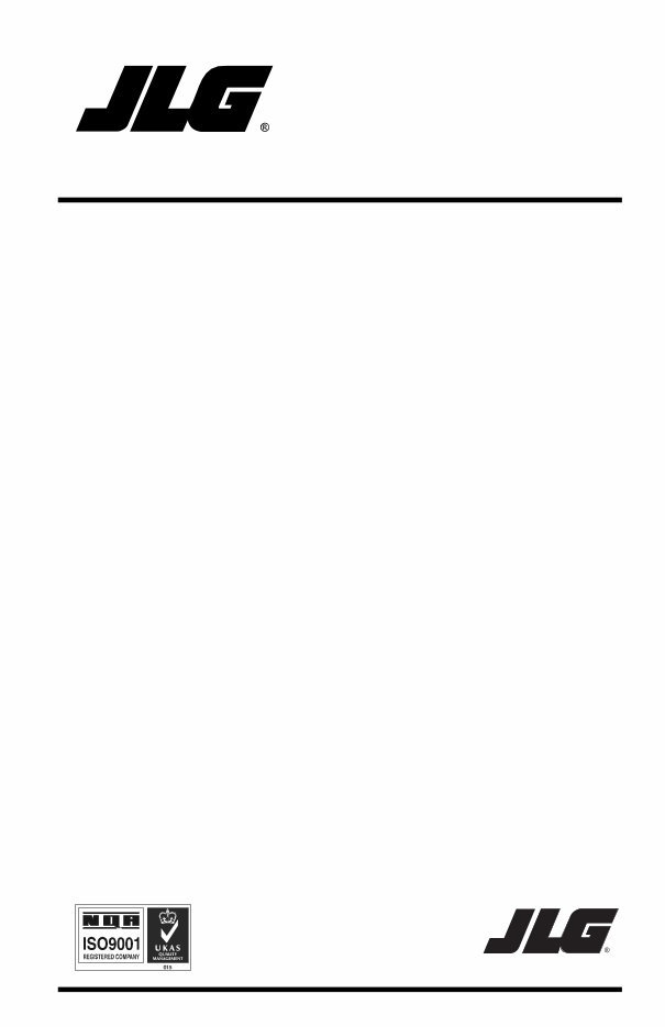 JLG Gradall Telehandlers G6-42P ANSI Service Repair Workshop Manual (P/N:9140-4002) preview img 3