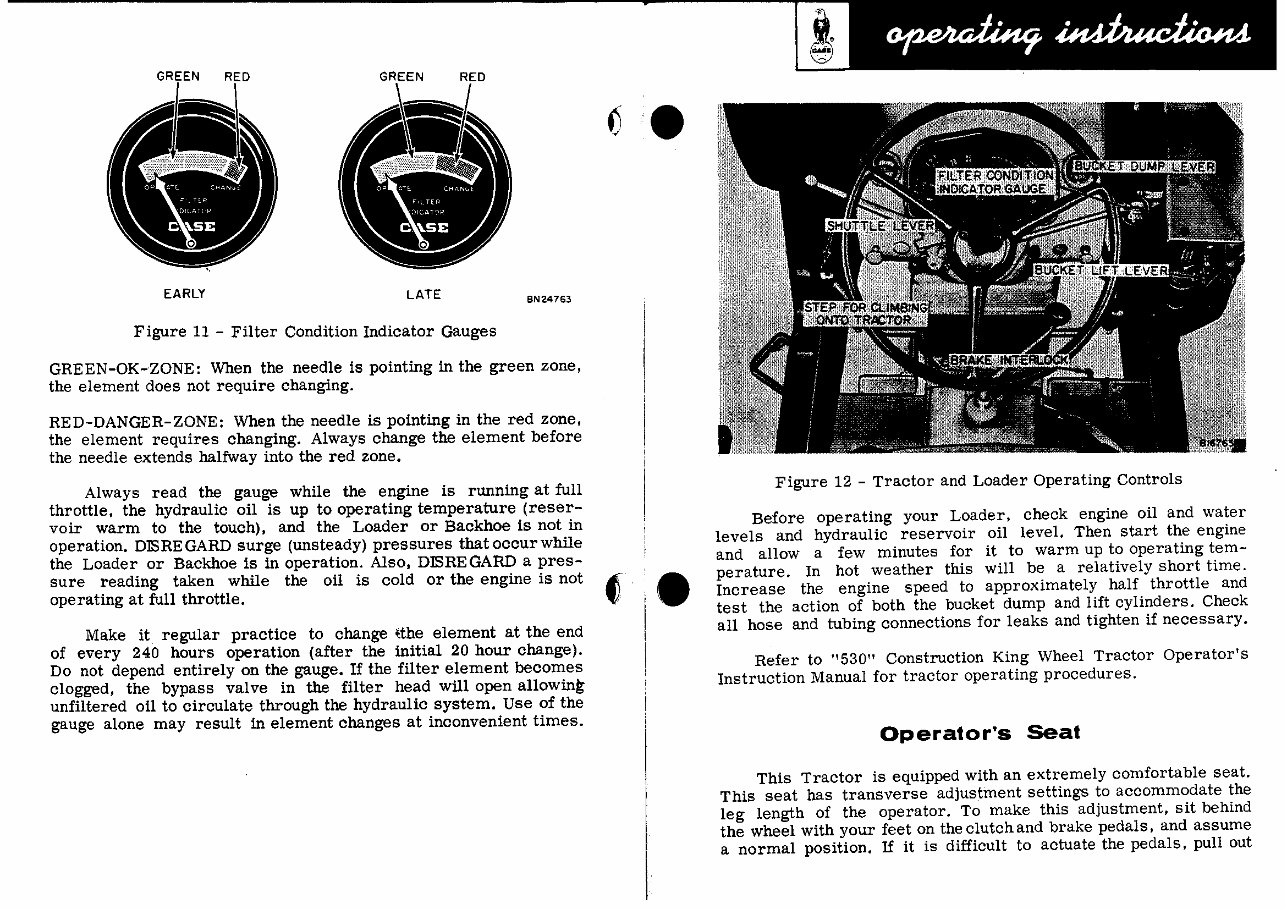 Collection of 5 files - Complete Factory Case 530CK Loader Backhoe Repair Service Manual & Illustrated Parts Catalog & Operators preview img 10