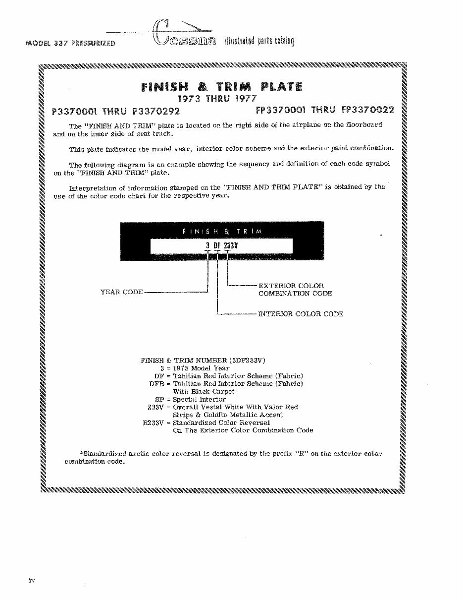 1973-1980 Cessna 337 P Skymaster Parts Catalog preview img 8
