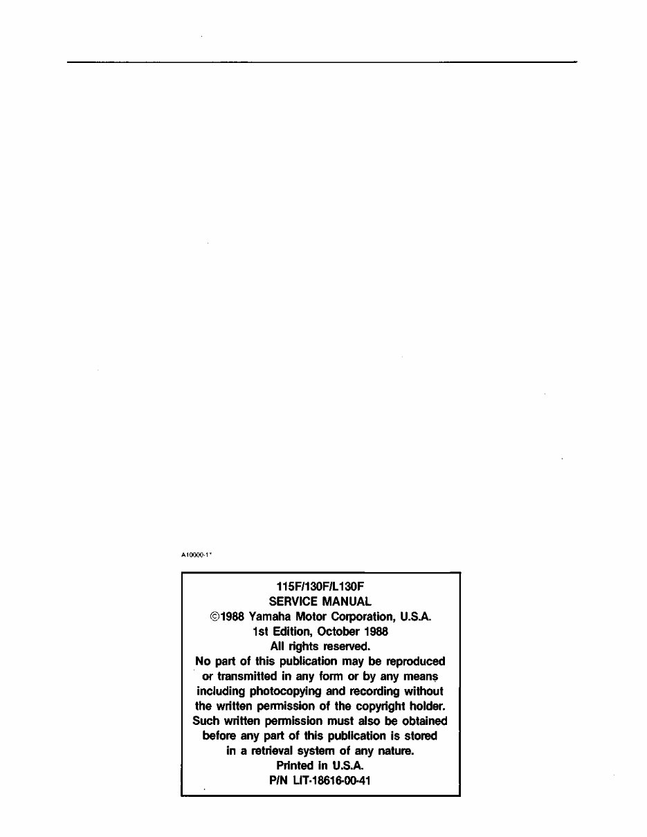 1988 Yamaha 115 HP outboard service repair manual preview img 2