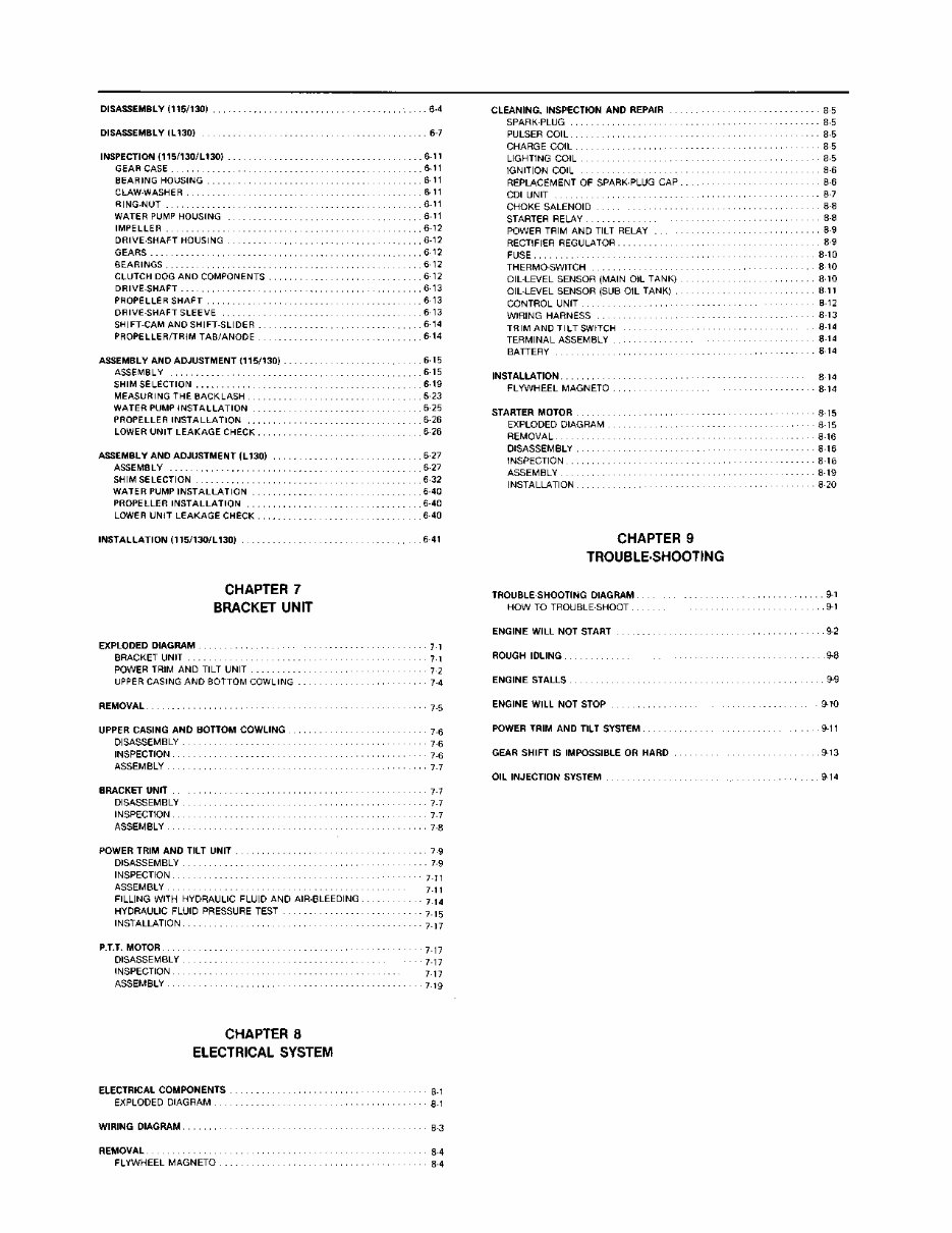 1988 Yamaha 115 HP outboard service repair manual preview img 6