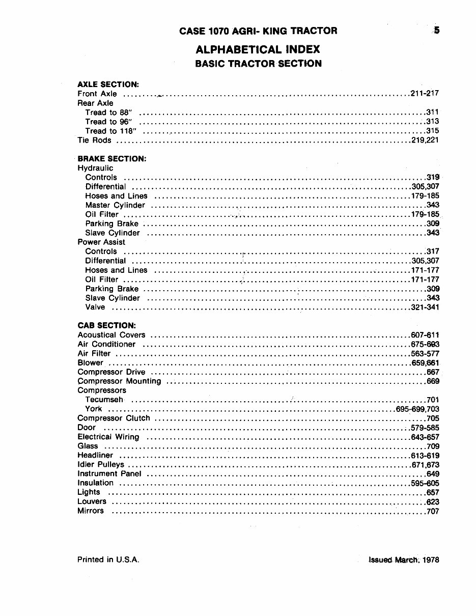 Case 1070 Agri-King Tractor Illustrated Parts Manual Catalog - IMPROVED - preview img 7