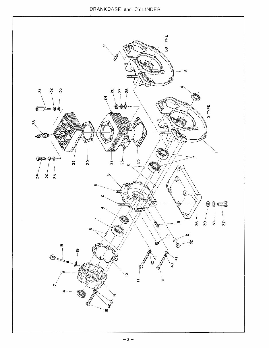 Robin EC25-2 workshop and parts manuals preview img 5