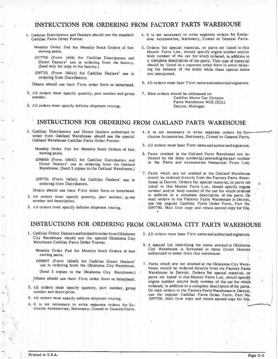1947 1948 1949 1950 1951 1952 1953 1954 1955 1956 1957 1958 1959 Cadillac Chassis & Body Master Parts Catalog Coupe DeVille/Seda preview img 3