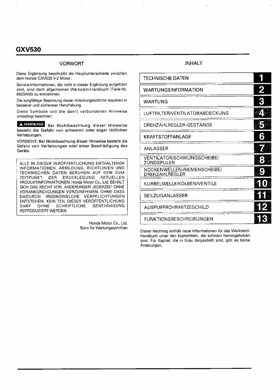 Honda GCV520, GCV530 Engine Workshop Service Repair Manual preview img 5