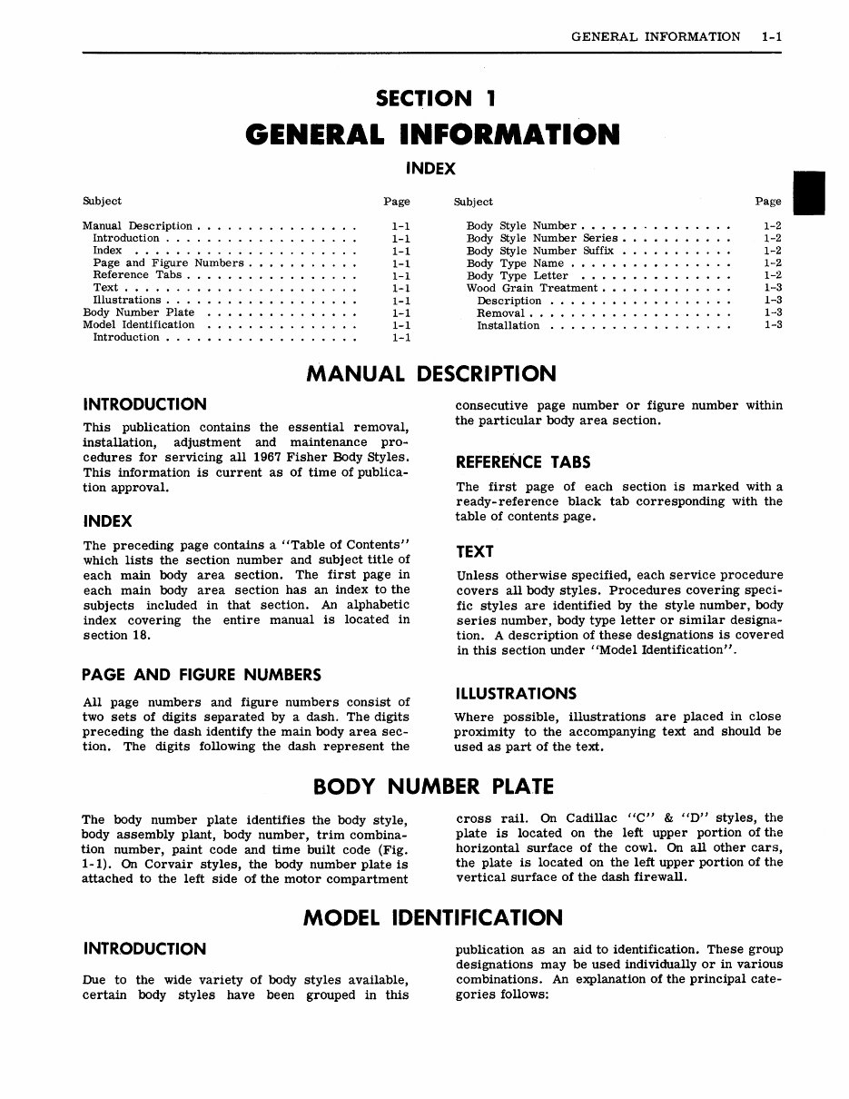 1967 Fisher Body OEM Service & Repair Manual preview img 4