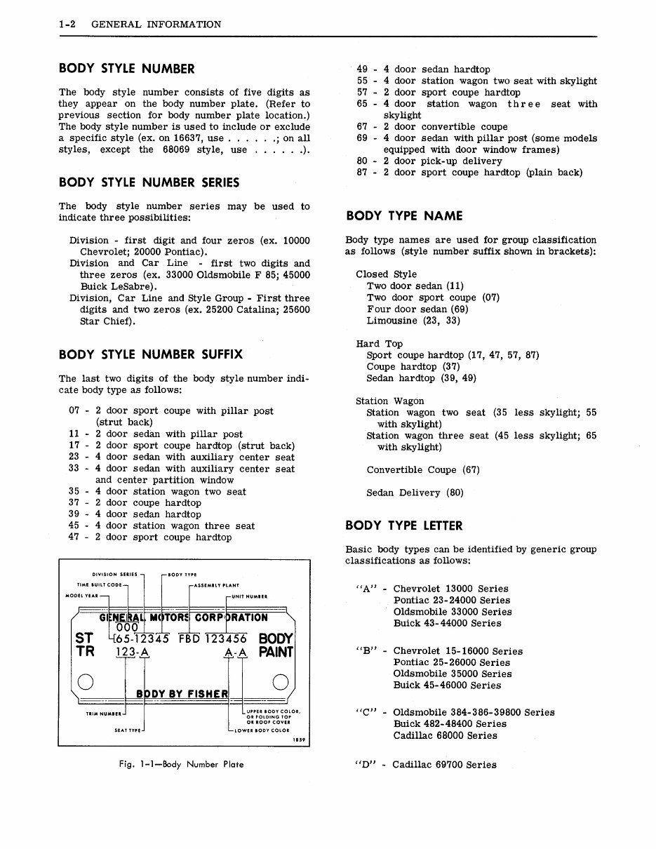 1967 Fisher Body OEM Service & Repair Manual preview img 5