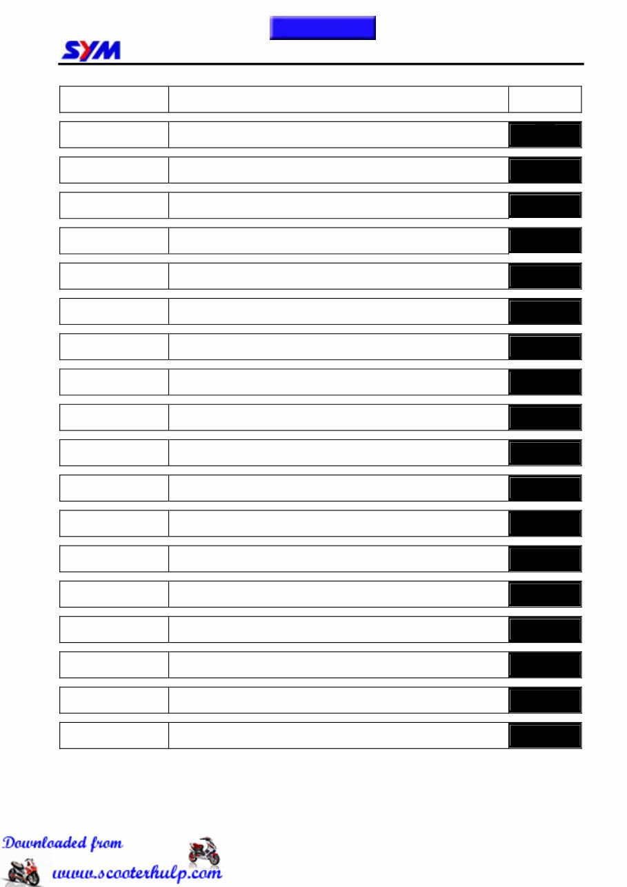 SYM SHARK 150 OPTI SH Full Service & Repair Manual preview img 4