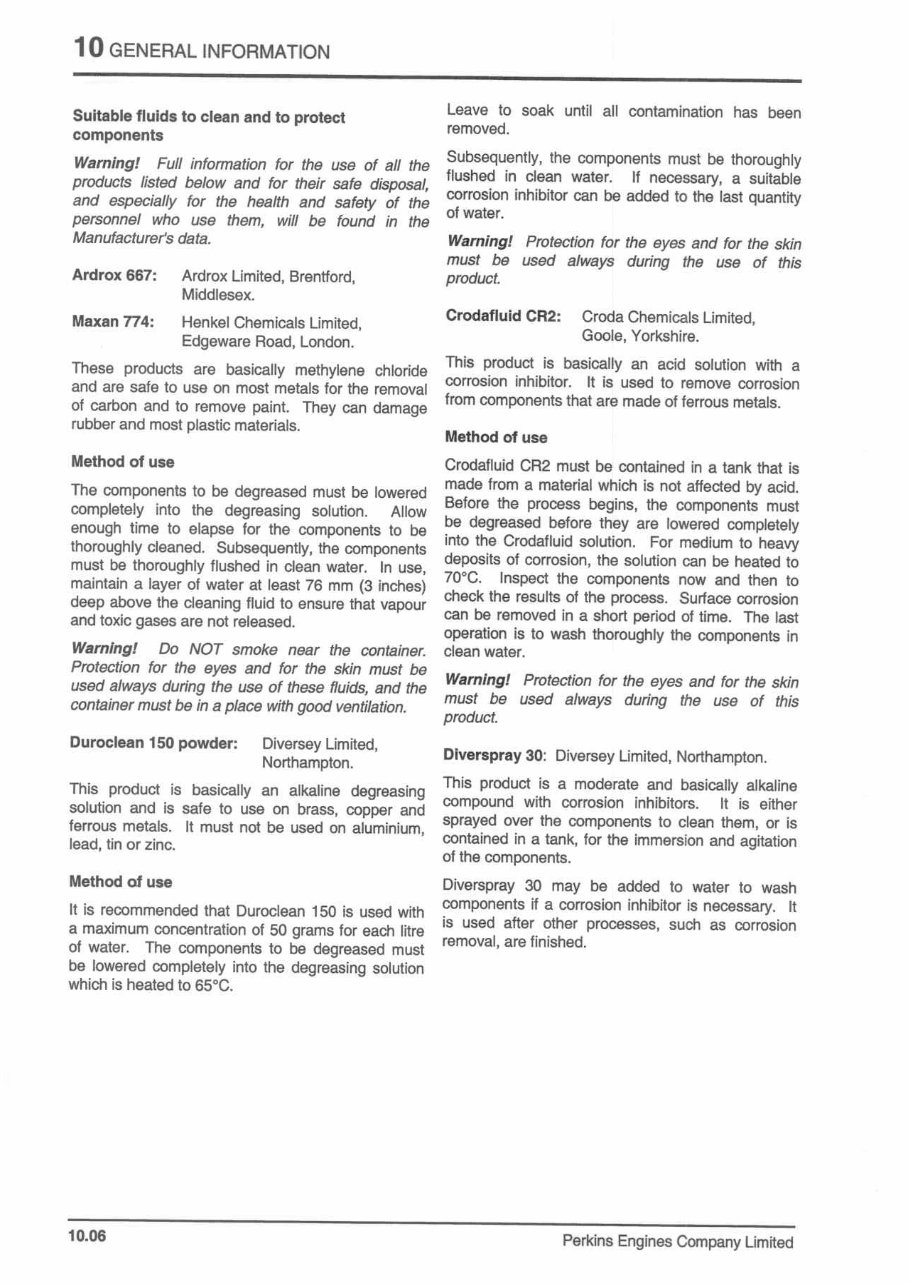 PERKINS 3000 Series 3012 CV12 Diesel Engine Full Service & Repair Manual preview img 10