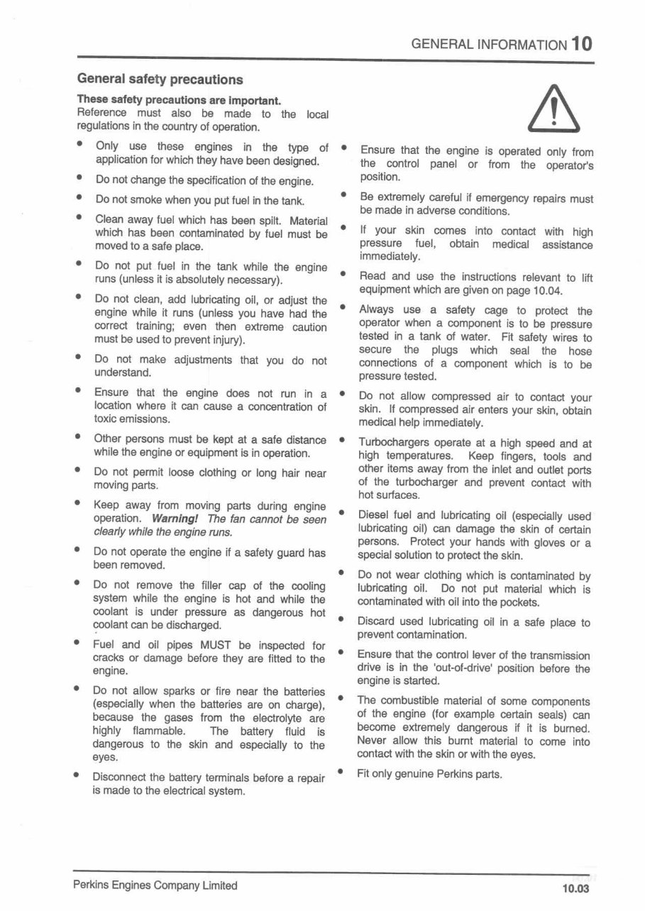 PERKINS 3000 Series 3012 CV12 Diesel Engine Full Service & Repair Manual preview img 7