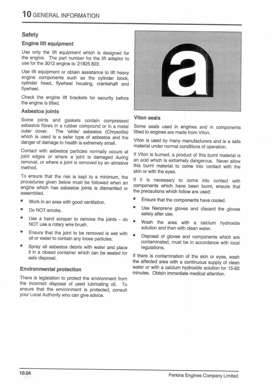 PERKINS 3000 Series 3012 CV12 Diesel Engine Full Service & Repair Manual preview img 8