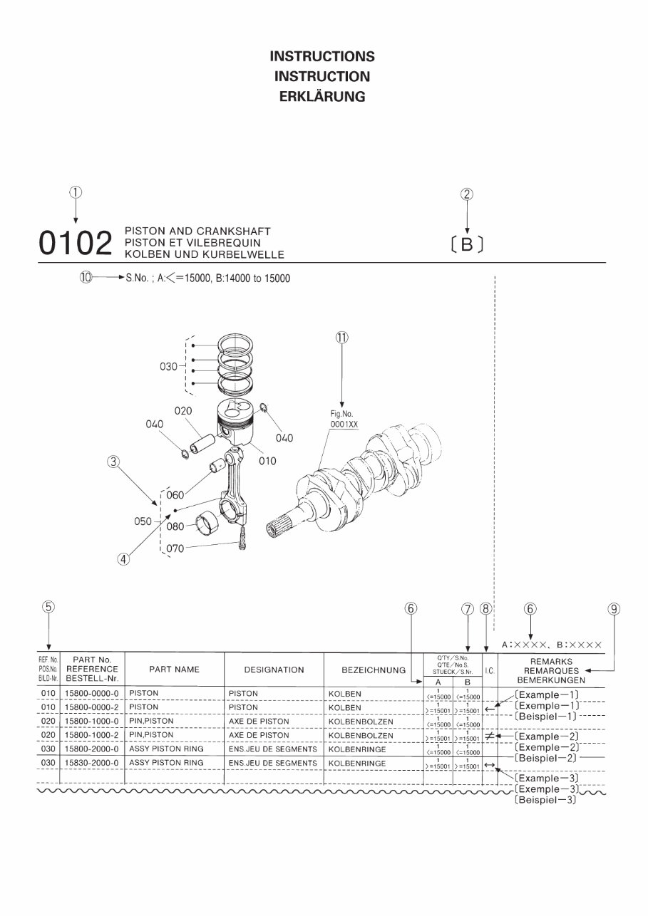 Kubota D1105-E3B D1105-E3B D1105-T-E3B Parts Manual preview img 3