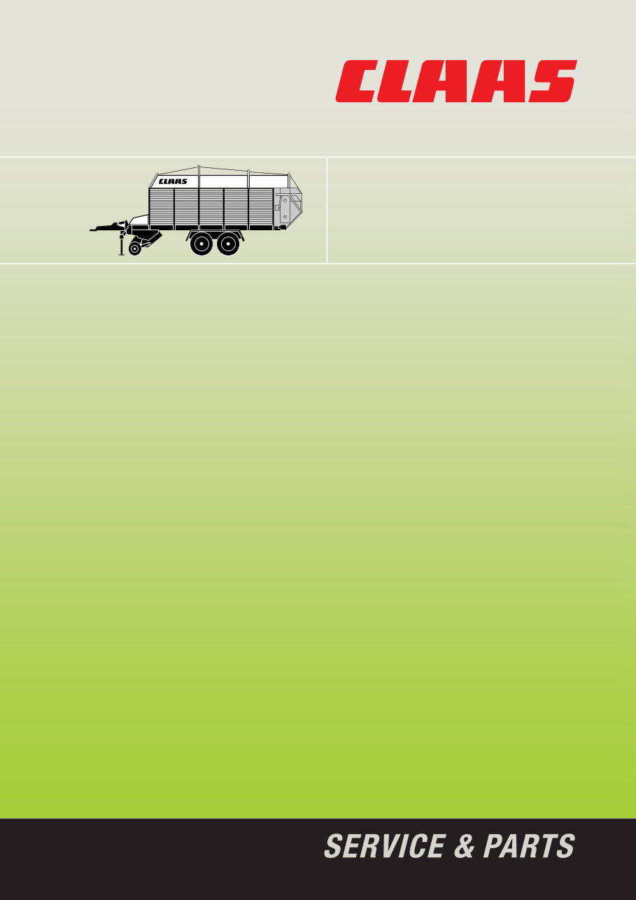 Claas Quantum 4500 5500 6800 Self-Loading Forage Wagon Operation Maintenance Service Manual # 1 preview img 1