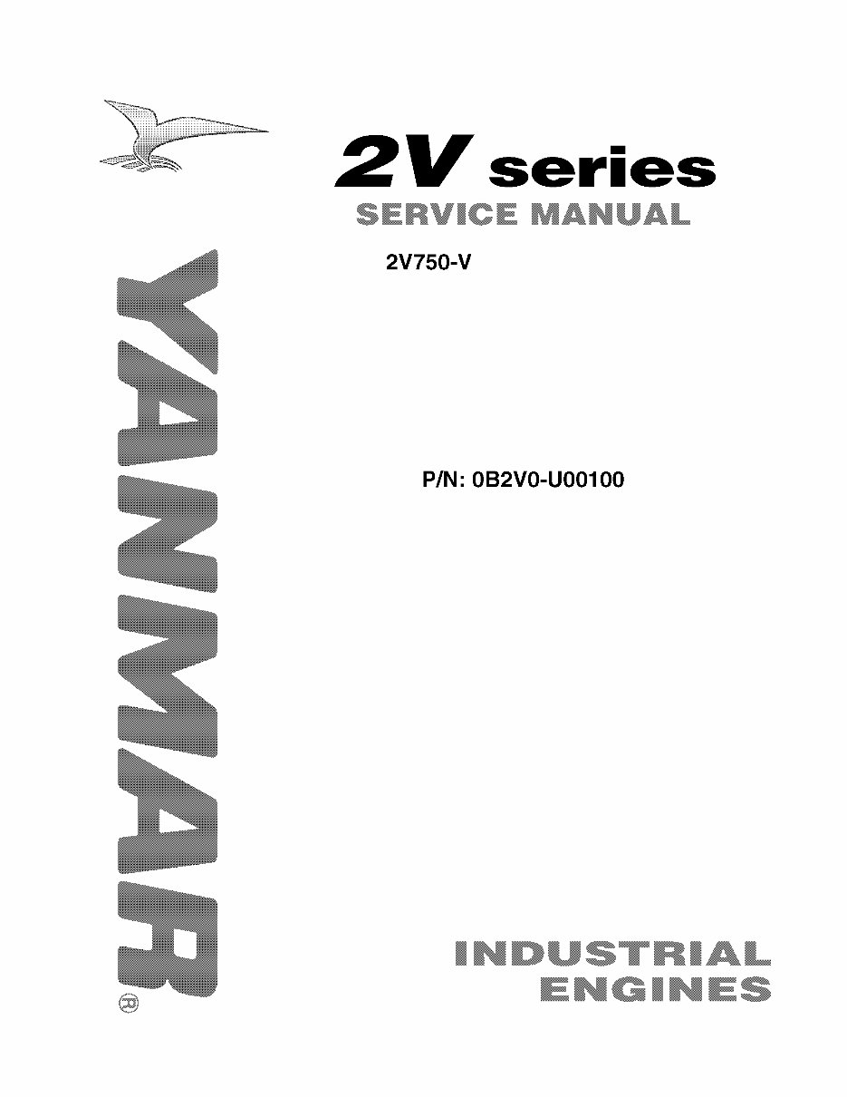 Yanmar Industrial Diesel Engine 2V78 Full Service & Repair Manual preview img 4
