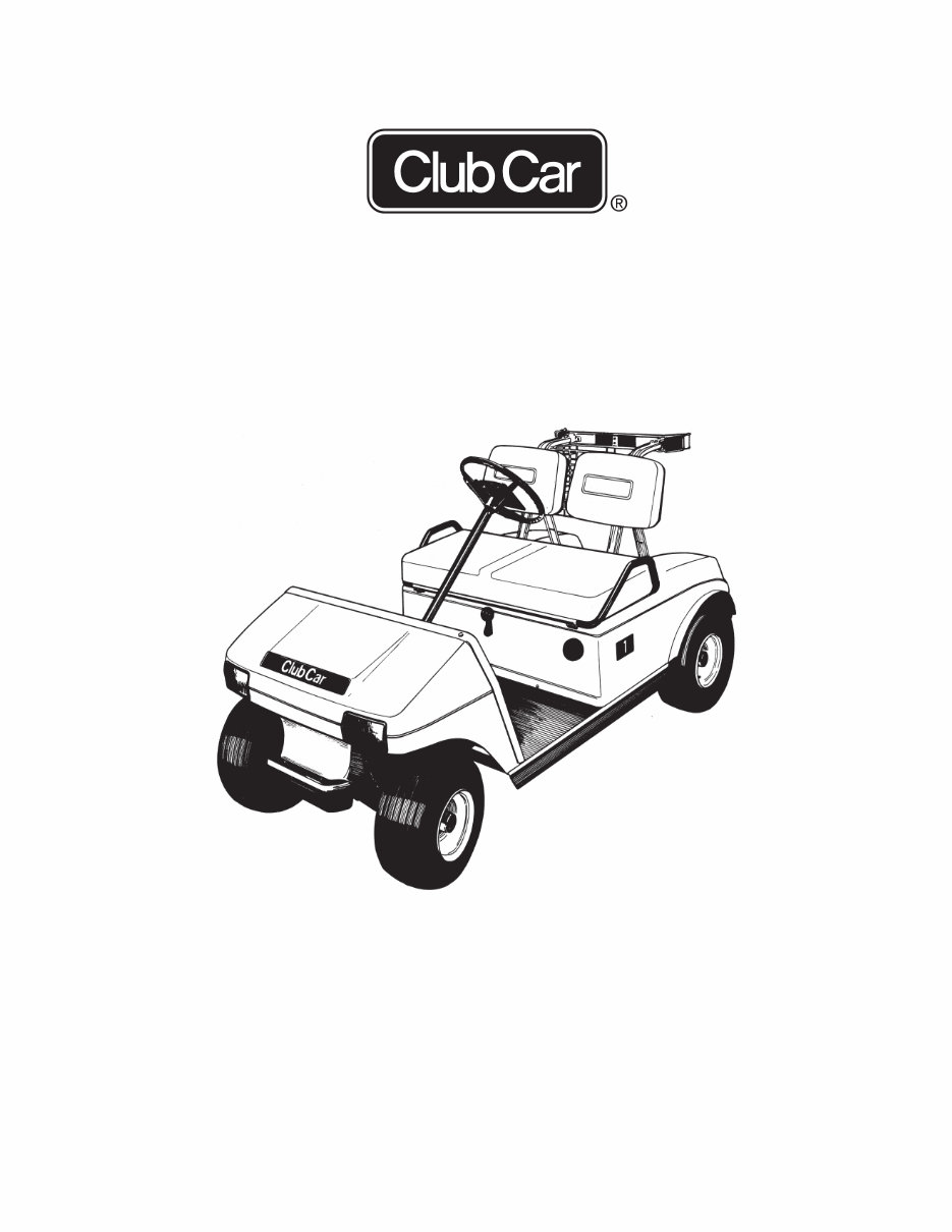 1986-1991 Club Car DS Gasoline Parts Catalog preview img 1