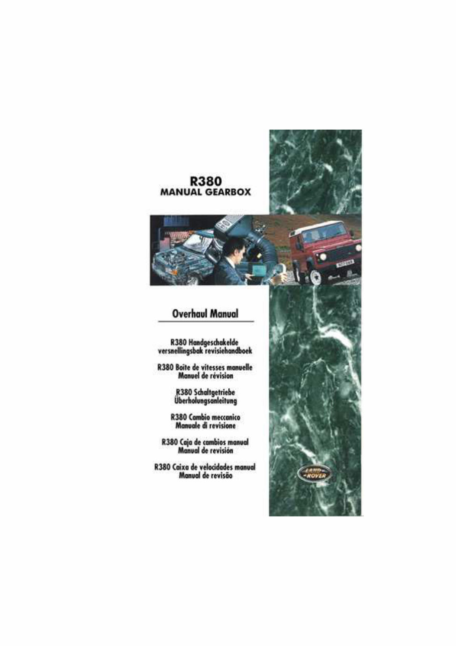 Land Rover R380 Manual Gearbox Overhaul Workshop Service & Repair Manual preview img 1