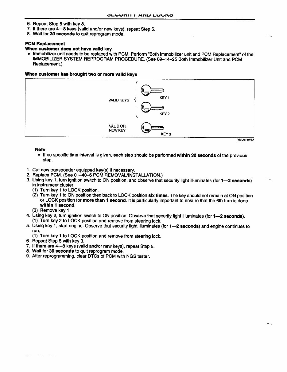 2001 Mazda Miata Immobilizer & Key programming Manual preview img 7