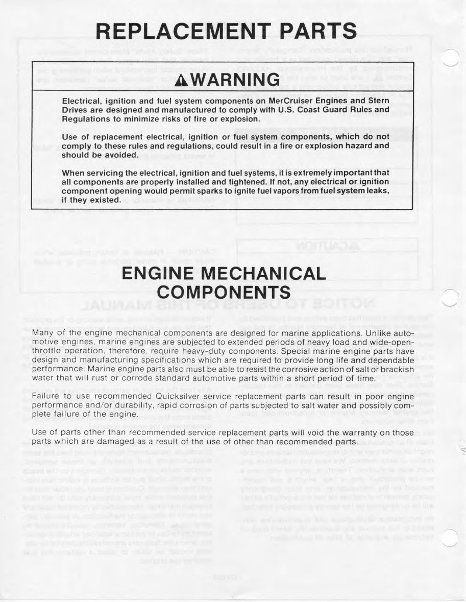  1978-1984 MerCruiser Repair Manual 4 Cyl L6 & V8 preview img 6