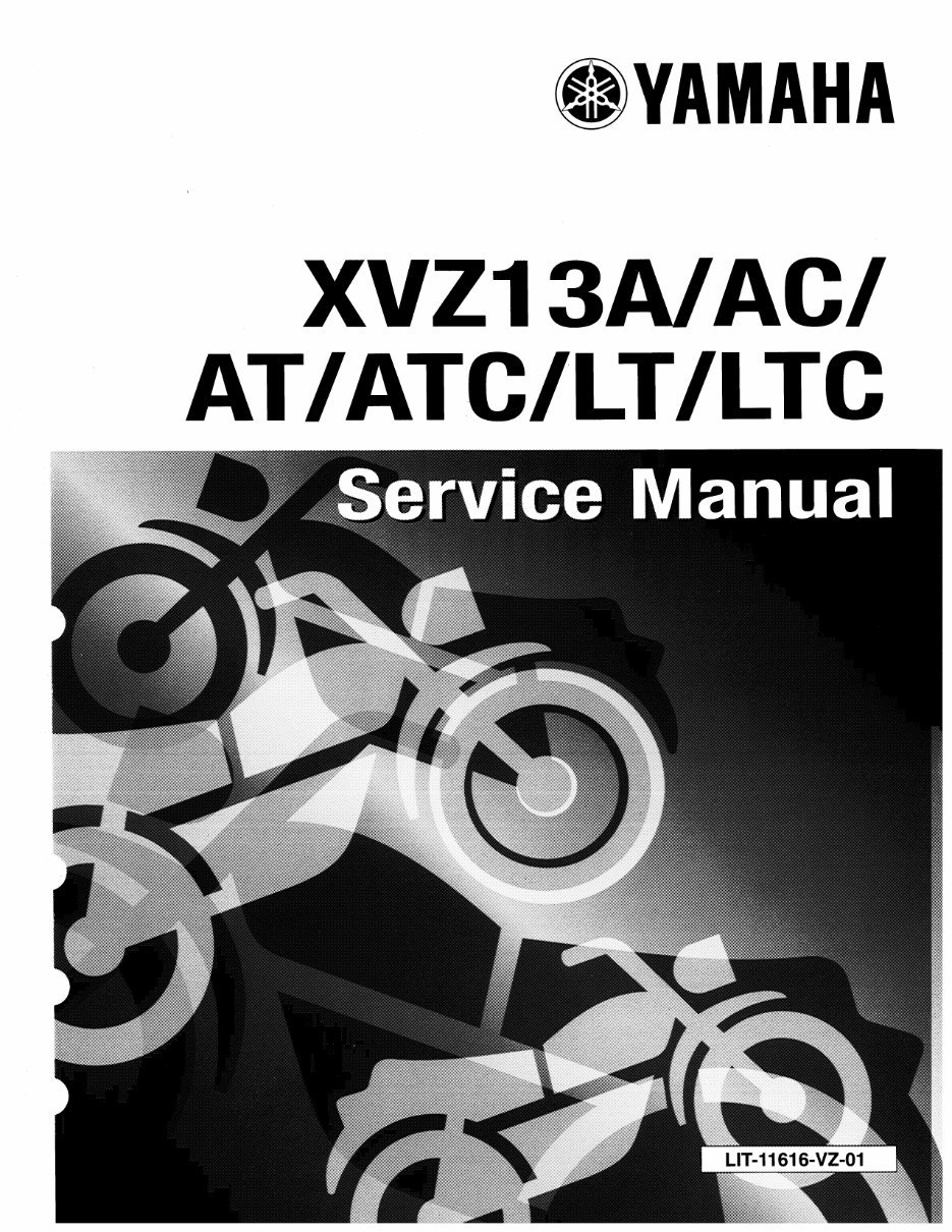 1996-2001 Yamaha Royal Star Boulevard XVZ1300A Service Manual Repair Manuals -and- Owner's Manual, Ultimate Set preview img 1